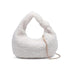 Charlene Sherpa Shearling Shoulder Bag - Urban Expressions - Ivory